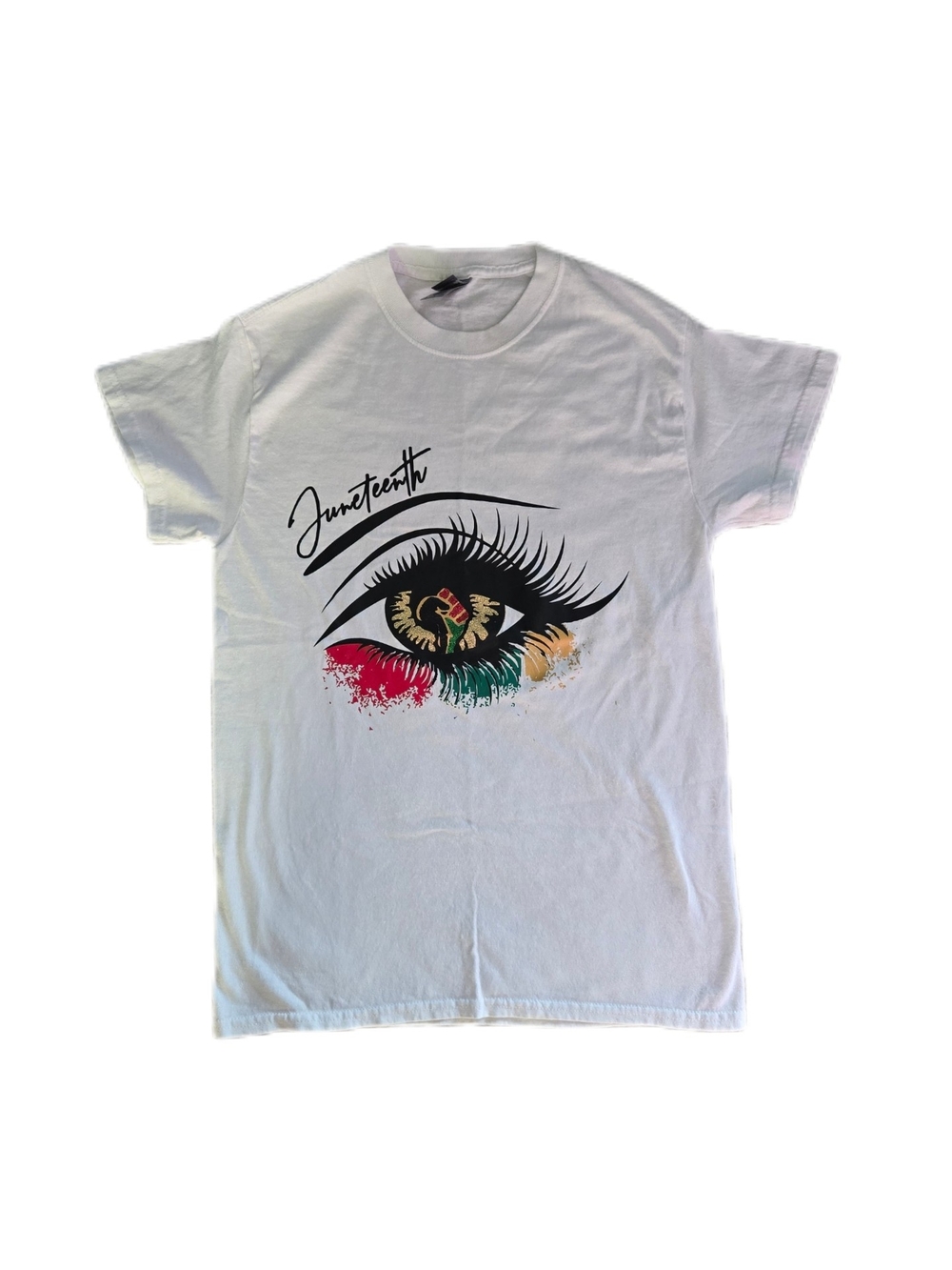 Juneteenth Eye Graphic T-Shirt - White